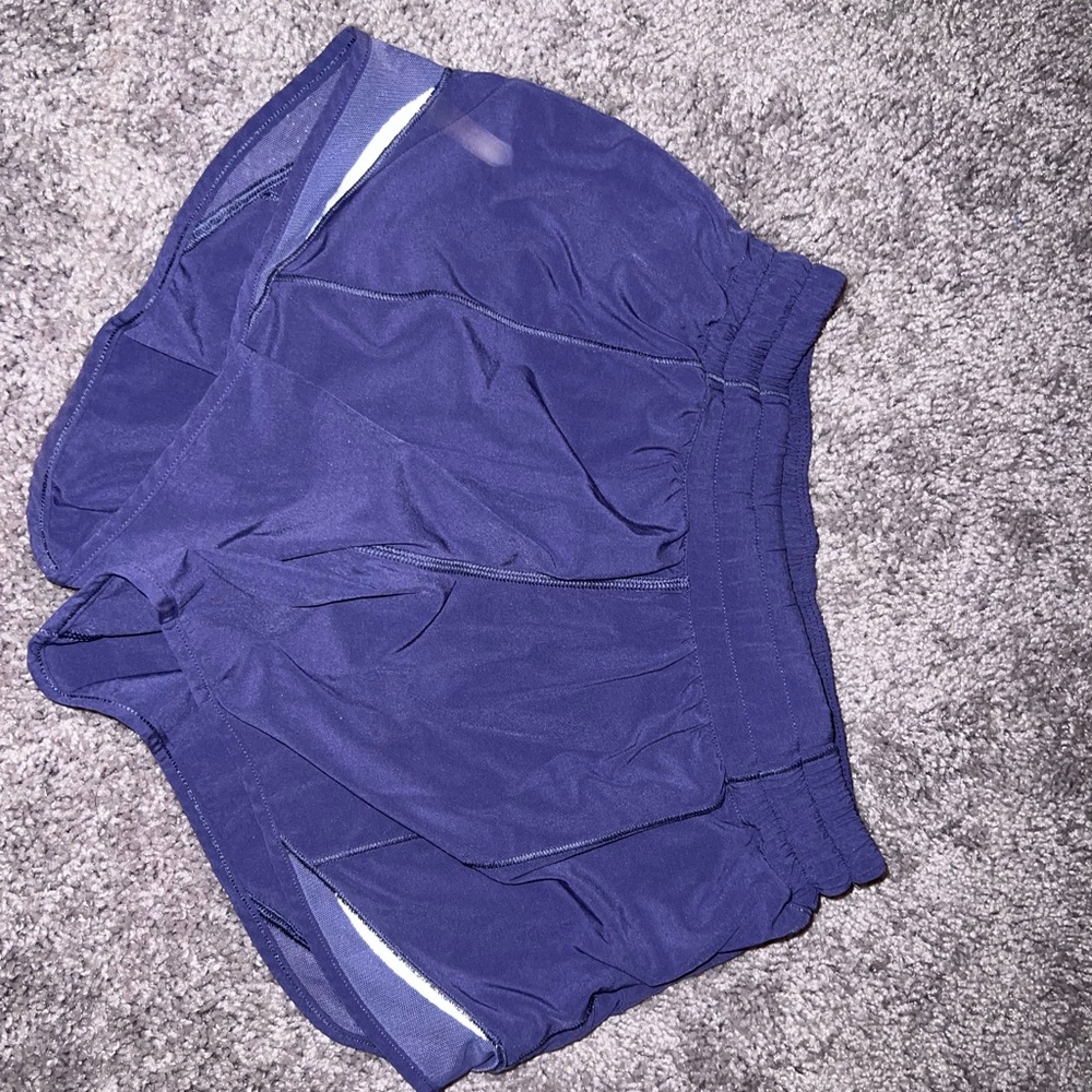purple lululmeon hotty hot shorts